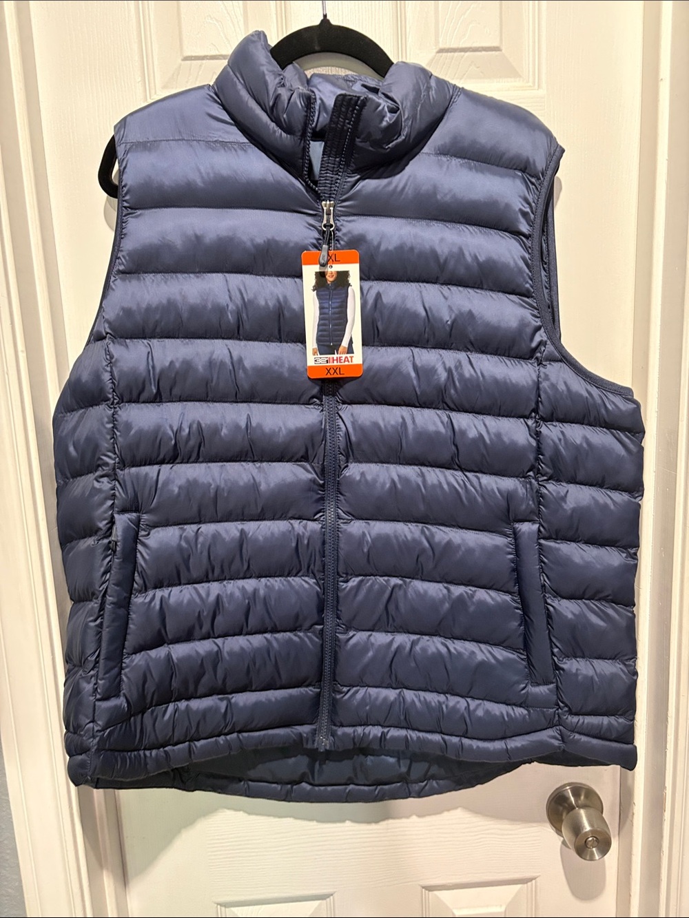 32 Degrees Navy Quilted Packable Puffer Vest